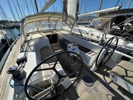 Intérieur de bateau à voile